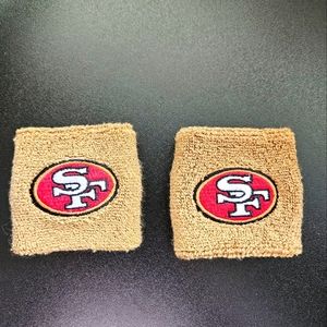 SF 49ers Gold Wristbands